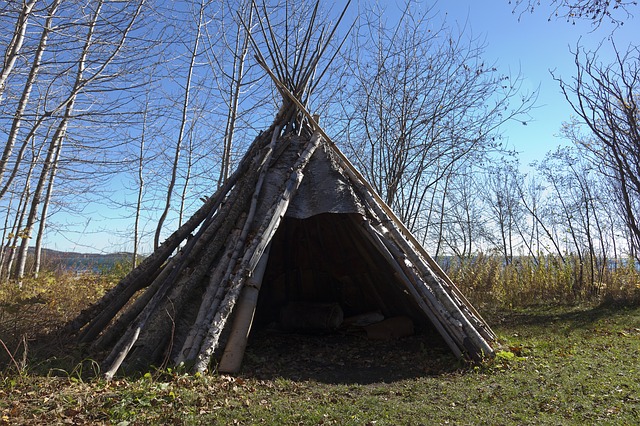 Tipi bauen